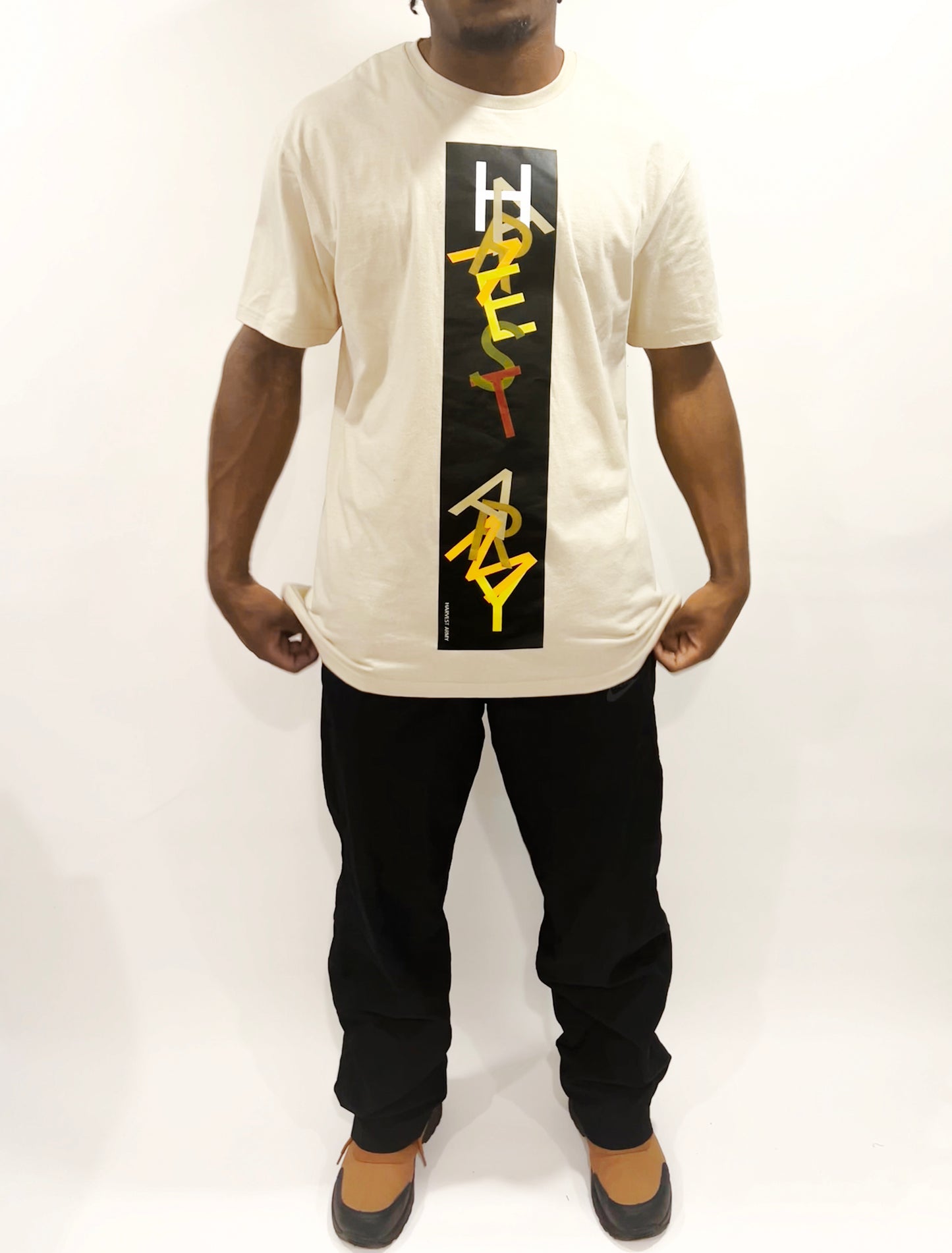 Harvest Army Cotton T Shirt In Beige